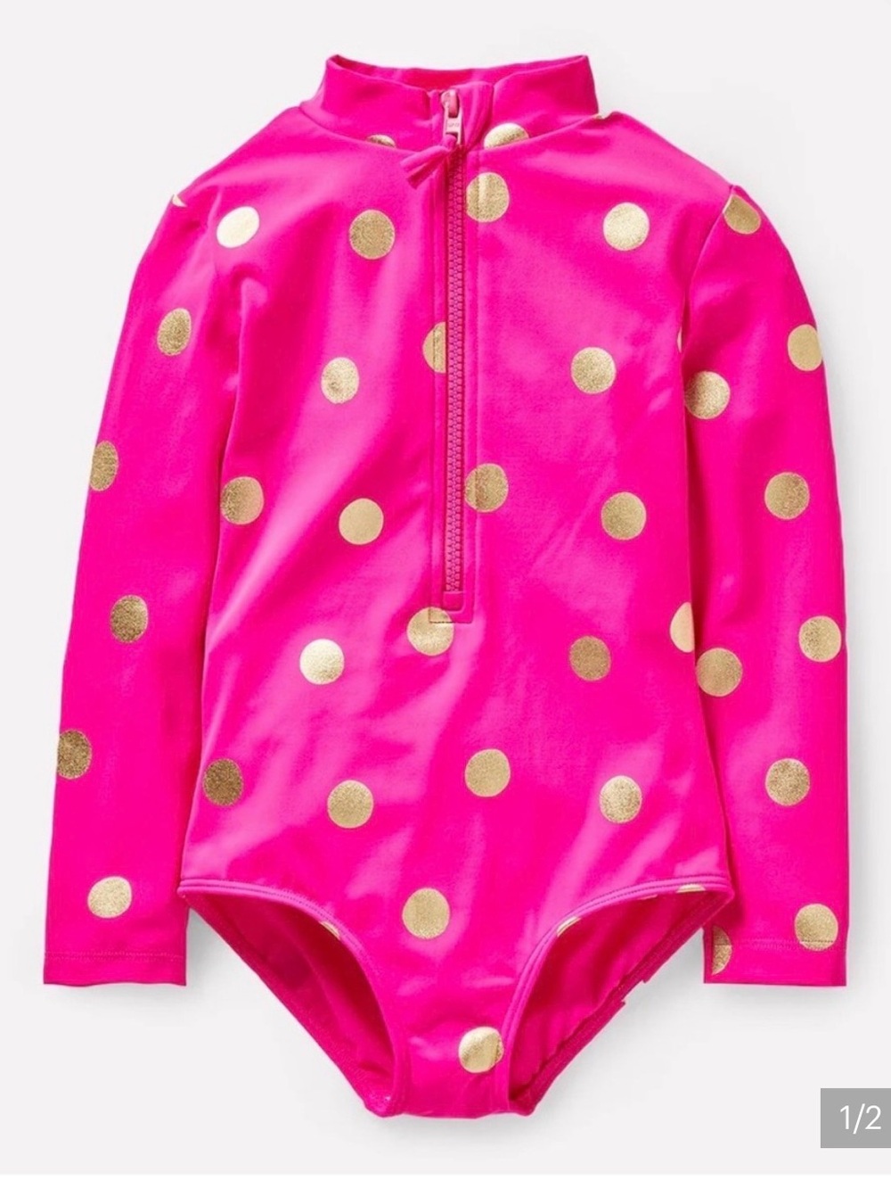 Boden mini swimsuit NWT 7-8yr rashguard one piece, current! G5403